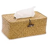 Seagrass Tissue Box, Rechteckige Gewebte Aufbewahrungsbox, 22,3x12,2x8,4cm Tissue Box,...
