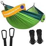 Hängematte Camping - Hängematte 2 Personen, Ultraleichte Outdoor Hängematte, Perfektes Camping...
