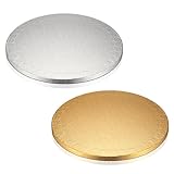 YiPHomn Cake Boards, 30cm/12 Zoll Tortenunterlage, Cakeboard Rund, Kuchenplatten Karton Pappe...