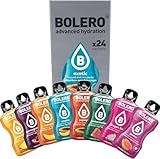 Bolero EXOTIC MIX 24x3g | Saftpulver ohne Zucker, gesüßt mit Stevia + Vitamin C | glutenfrei und...
