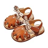 IQYU Kinderschuhe Sommer MäDchen Elegant Baotou Sandalen Niedlichen Blumen Prinzessin Schuhe...