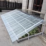 KDDFN 2mm FRP-Tageslichtplatten,Bitumenwellplatten,Dachplatten für Wintergarten,Transparente...