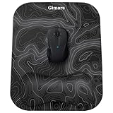 Gimars Mauspad mit Gelkissen, Ergonomisches Mousepad mit Handauflage, Gel Memory Foam Wasserdicht...