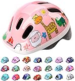 meteor Kinder fahrradhelm ab 1 Jahr – sicherer & stoßdämpfender Kinderhelm mit verstellbarem...