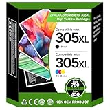 305 XL Patronen Multipack Ersatz für HP 305 Druckerpatronen Set für HP DeskJet 4220e 2720e 2720...