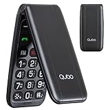 Qubo Flip GSM Seniorenhandy Klapphandy Ohne Vertrag Handy große Tasten Mobiltelefon für Senioren...