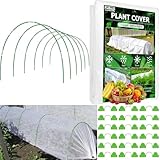 Pflanzenschutzhaube Gartenvlies Wintervlies, 3x15M Frostschutzvlies für Pflanzen Frostschutz, Vlies...