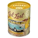 Nostalgic-Art Retro Spardose, 1 l, VW Bulli – Let's Get Lost – Volkswagen Bus Geschenk-Idee,...