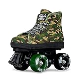 Crazy Skates Rolla Rollschuhe für Jungen und Mädchen - Sneaker-Stil Kinder Quad Skates Camo...