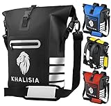 KHALISIA Fahrradtasche 3 in 1 – Rucksack wasserdicht - mit Laptopfach – hochwertige...