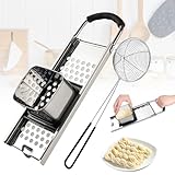 Spätzlehobel, Spätzlereibe Edelstahl,Edelstahl Spätzlehobel Teigschlitten,Spätzlepresse mit...
