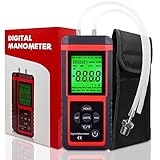 EHDIS Digital Manometer Luftdruck-Messgerät mit 32-Bit MCU 24-BitADC mit hoher Genauigkeit 12...