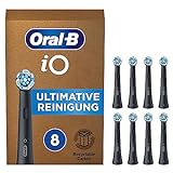 Oral-B iO Ultimative Reinigung Aufsteckbürsten für elektrische Zahnbürste, 8 Stück, ultimative...