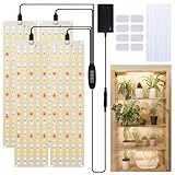 FIVAVA Pflanzenlampe LED Vollspektrum, 135 LEDs x 4pcs Pflanzenlicht für Zimmerpflanzen Samen Grow...