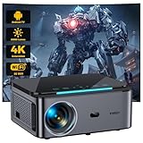 Beamer【Android TV】 XIWBSY 20000 Lumen Beamer 4K Heimkino, 5G WiFi Bluetooth Tageslicht Beamer...