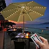 Sonnenschirmbeleuchtung,Garten-Sonnenschirmlichterkette,LED-Sonnenschirm-Lichterkette,Outdoor...