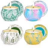 Duftkerzen Geschenkset, Geschenke für Frauen kleine Geschenk Erzieherin Frauen Weihnachten,...