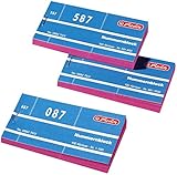 Herlitz Nummernblöcke 1-1000 Nummer 1-1000 10x100 Abrisse | Rosa