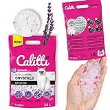 Calitti - Silikat Katzenstreu | Premium Crystals Silikatstreu | Antibakteriell Katzensand mit...