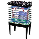 GAMES PLANET Multigame Spieletisch Mega 15 in 1, inkl. komplettem Zubehör, Spieltisch mit...