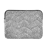 KLL Laptoptasche Tragbare Computertasche, 33 cm, 35 cm, glänzend, silber, Reisen, Laptoptasche,...