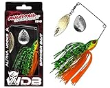 Wild Devil Baits Multi Tail Spinnerbait Spinner Bait Kunstköder Spin Jig Angelköder Barsch Hecht...