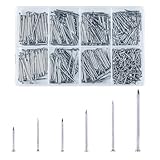 750 Stück Stahlnägel für Bilder Nagel Set, Nägel Bilder Aufhängen, Nails Set, Bildernägel für...