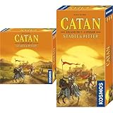 KOSMOS Bundle aus Catan - Städte & Ritter und Ergänzung für 5-6 Personen, Gesellschaftsspiel für...