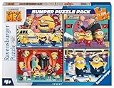 Ravensburger 12001063 Minions 4 x 100 Bumper Pack 2D-Puzzle, bunt