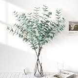 ROLLWAY 3 Stück Eukalyptus Deko 86cm Lang, Künstliche Eukalyptus Zweige Künstlich wie Echt Kunst...