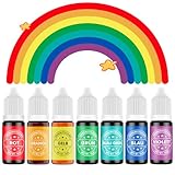 Waysroma Lebensmittelfarbe 7x12ml, hochkonzentriert & zuckerfrei Lebensmittelfarbe Flüssig zum...