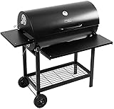 Barbecue Holzkohlegrill Trolley Hinterhof Terrasse Outdoor Garten Smoker Barbecue BBQ Eingebautes...