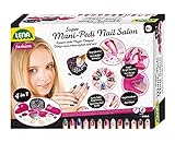 Lena 42654 42654EC Super Mani Pedi Nail Salon, 4 in 1 Nagelstudio für Kinderhände, Komplettset zum...