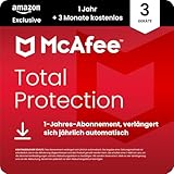McAfee Total Protection 2025 (3 Gerät) | 15 Monate | Virenschutz, VPN, Betrugsschutz,...