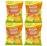 Woogie 4 x 170g Frizzy Orange & Lemon Brause- Bonbons Mit Orangen- Und Zitronengeschmack Und...