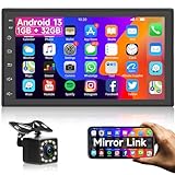 Autoradio 1GB+32GB Android Navi 7 Zoll 2 Din Touchscreen Autoradio mit GPS Navigation, WiFi,...