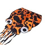 FOLOSAFENAR Fly Kites Spielzeug, Octopus Kite 80 cm Breite 400 cm Höhe Tragbar für den...