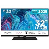 Nilait Prisma 32HD7004SPC 32 Zoll LED Frameless HD Ready Smart TV VIDAA Peana Central