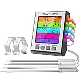 ThermoPro TP17H Digitales Grill-Thermometer Bratenthermometer Fleischthermometer Ofenthermometer mit...