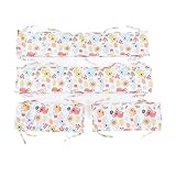 LIYJTK Bettgitter für Kleinkinder, weiche Sicherheit, verstärktes Babygeländer für Kinderbetten,...