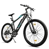 BLUEWHEEL E-Bike 27,5“ & 29“ I Deutsche Qualitätsmarke | EU-konform Offroad E-Mountainbike 21...