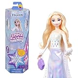 Mattel Disney Die Eiskönigin Elsa Modepuppen-Set, Spin & Reveal mit 11 Überraschungen, darunter 5...