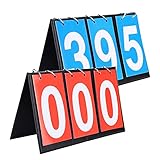 Anzeigetafel,2pcs 3 Digit Portable Flip Sport Anzeigetafel Karton Digitale Anzeigetafel Tragbare...