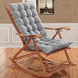 Hochlehner Auflagen 8cm, Gartenstuhlauflagen Hochlehner 120x50 Mit Bändern, Bequeme Sitzauflagen...