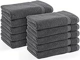 Utopia Towels - 10er Pack Gästehandtücher 30x50 cm mit Aufhängeschlaufe, kleine Handtücher 100%...