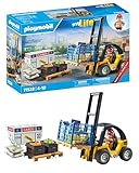 PLAYMOBIL | MyLife | Promo Pack | Gabelstapler mit Fracht | Spielzeug für Kinder ab 4 Jahren |...
