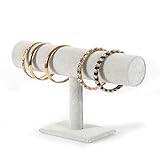 Aisoway Armband Halter und Organizer - Samt T-förmiger Ausstellungsständer für Schmuck und...
