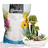 Omitgoter Gartenbau-Perlit für Pflanzen, 2 qt, natürlicher Gartenbau-Bodenzusatz,...