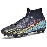 Unitysow Fußballschuhe Herren High Top Stollen Kunstrasen Fussballschuhe Kinder Jungen...