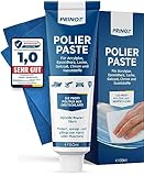 PRINOX® 150ml Polierpaste inkl. Profi Poliertuch I Politur für Acrylglas, Lacke, Gelcoat gfk,...